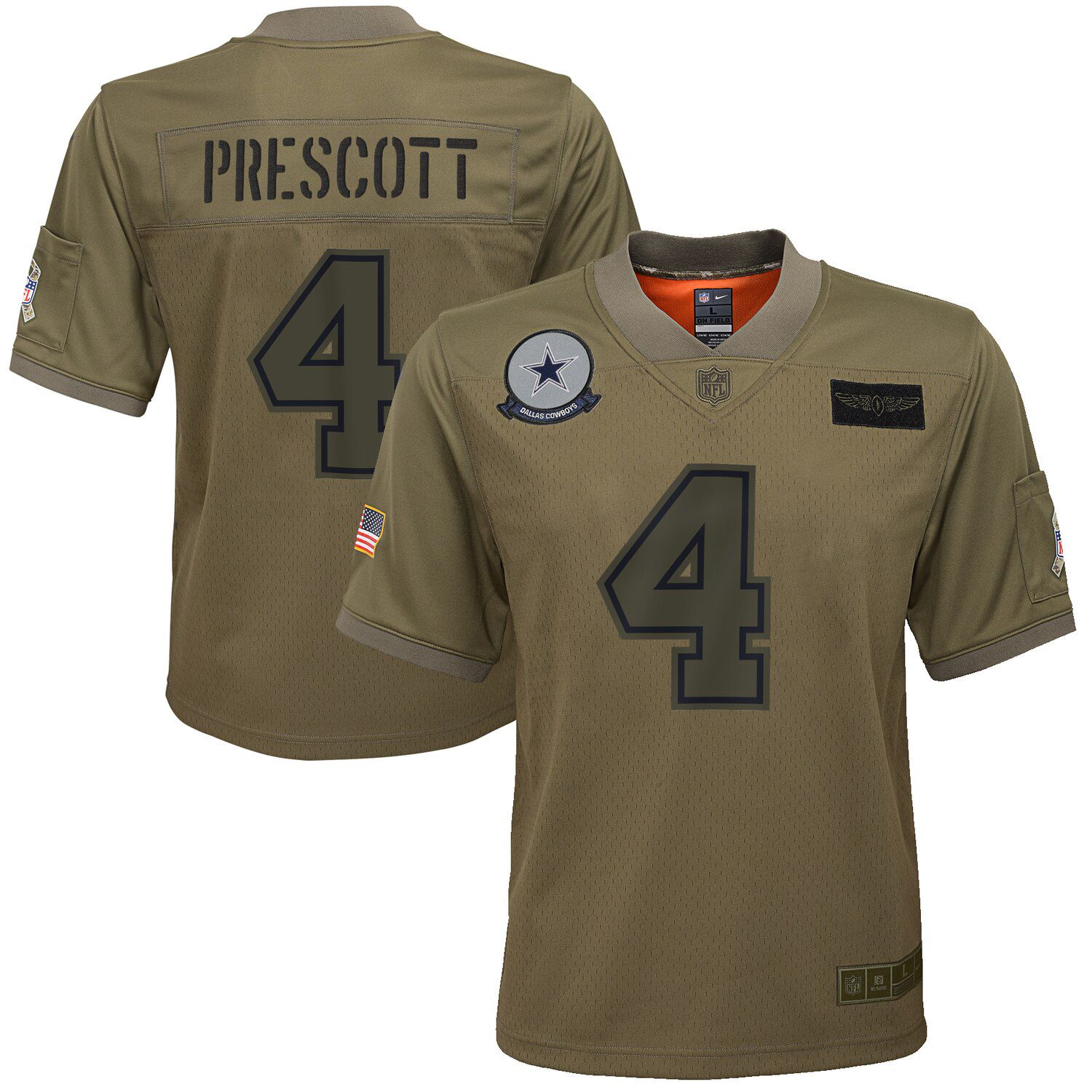 youth dak prescott cowboys jersey