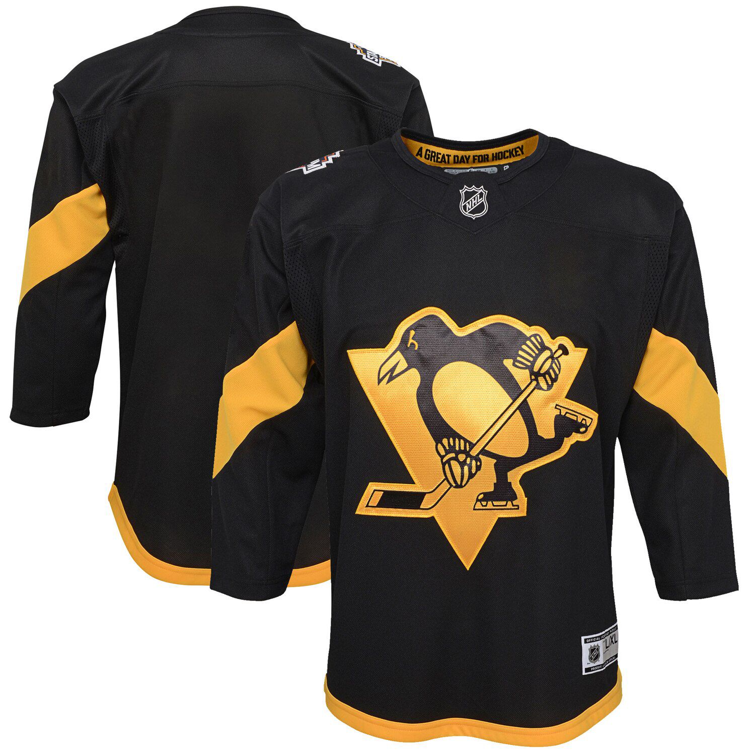 pittsburgh penguins black jersey