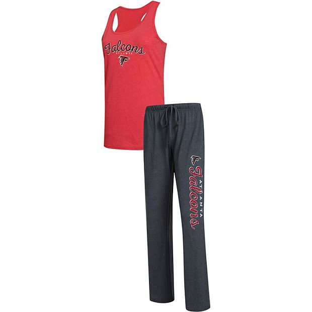 Women's Concepts Sport Red/Charcoal Atlanta Falcons Topic Tank Top & Pants  Sleep Set