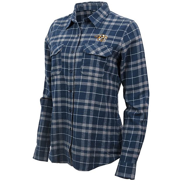 Green Bay Packers Antigua Stance Flannel Button-Up Long Sleeve