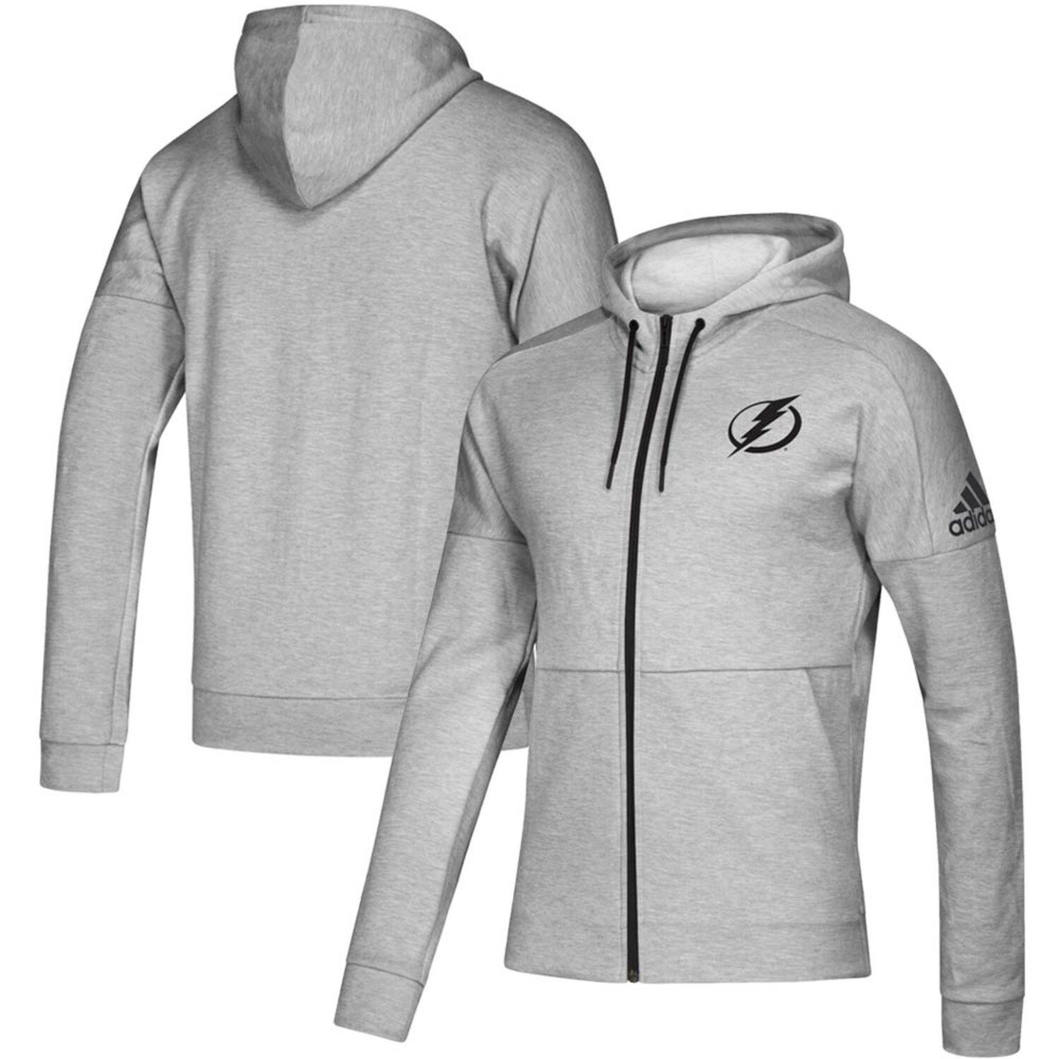 adidas grey zip hoodie
