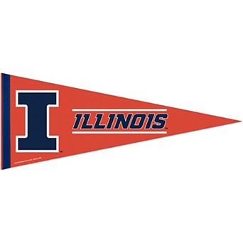 WinCraft Illinois Fighting Illini 12" x 30" Large Logo Premium Pennant
