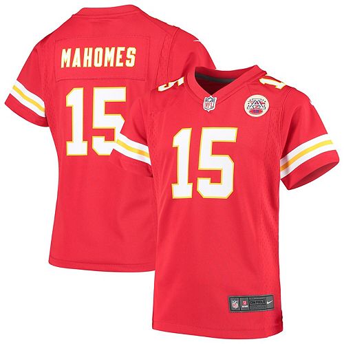 Girls Youth Nike Patrick Mahomes Red Kansas City Chiefs Game Jersey