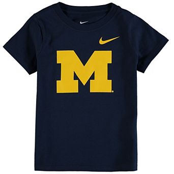 Toddler Nike Navy Michigan Wolverines Logo T-Shirt