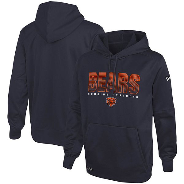 Mens New Era Navy Chicago Bears Combine Team Pride Pullover Hoodie 