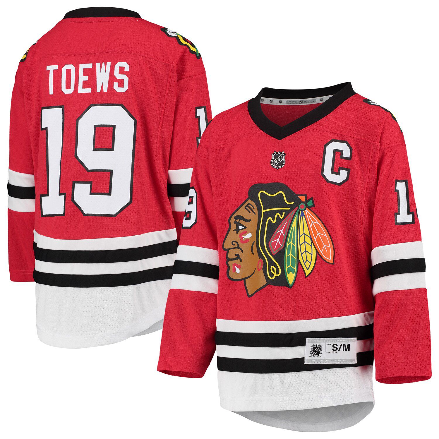 toews jersey red