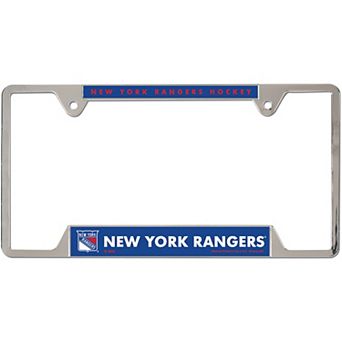 WinCraft New York Rangers Chrome Plated Metal License Plate Frame