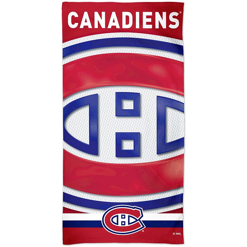 WinCraft Montreal Canadiens 30" x 60" Spectra Beach Towel, Cnd Team