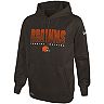 Men's New Era Brown Cleveland Browns Combine Authentic Team Pride Pullover Hoodie