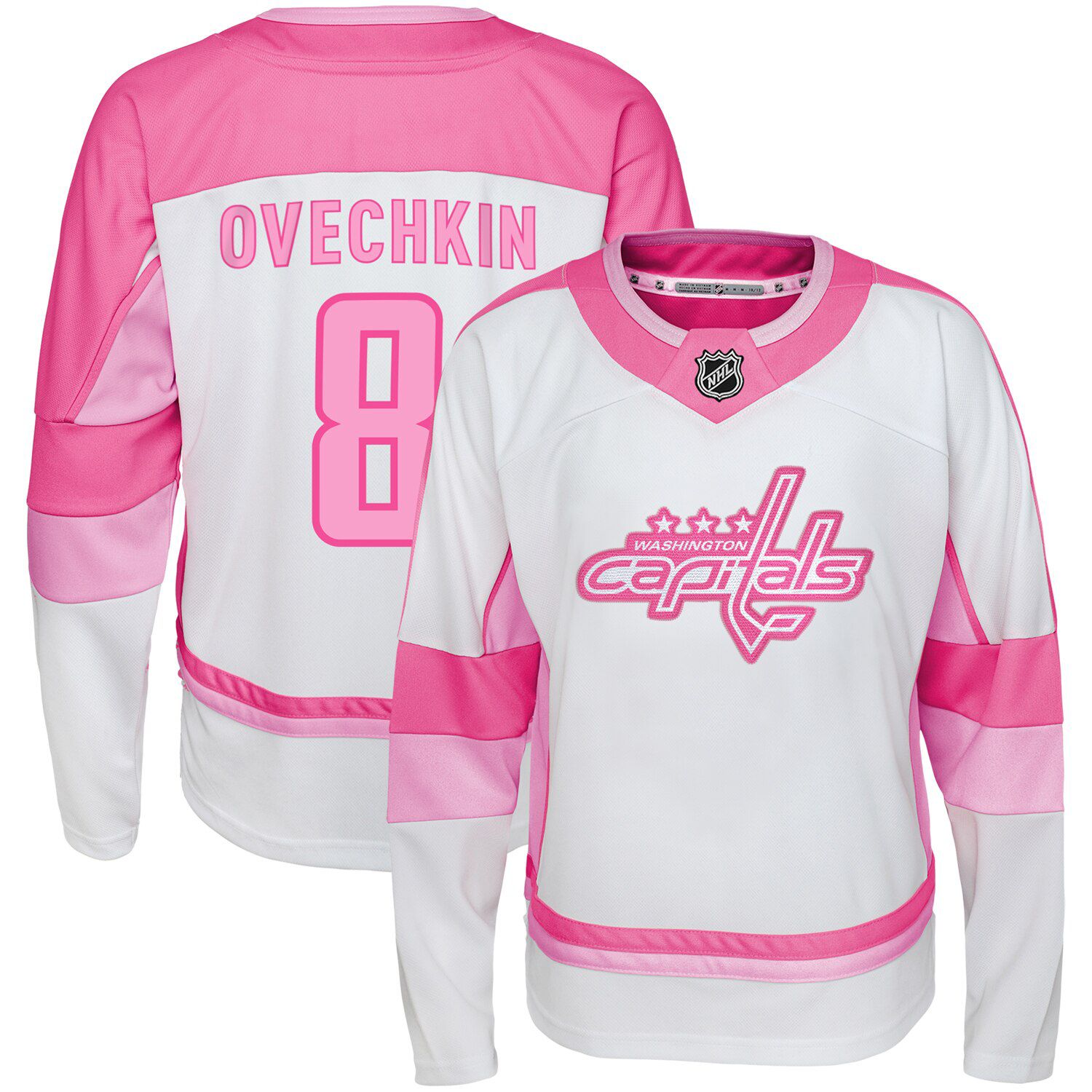 white ovechkin jersey