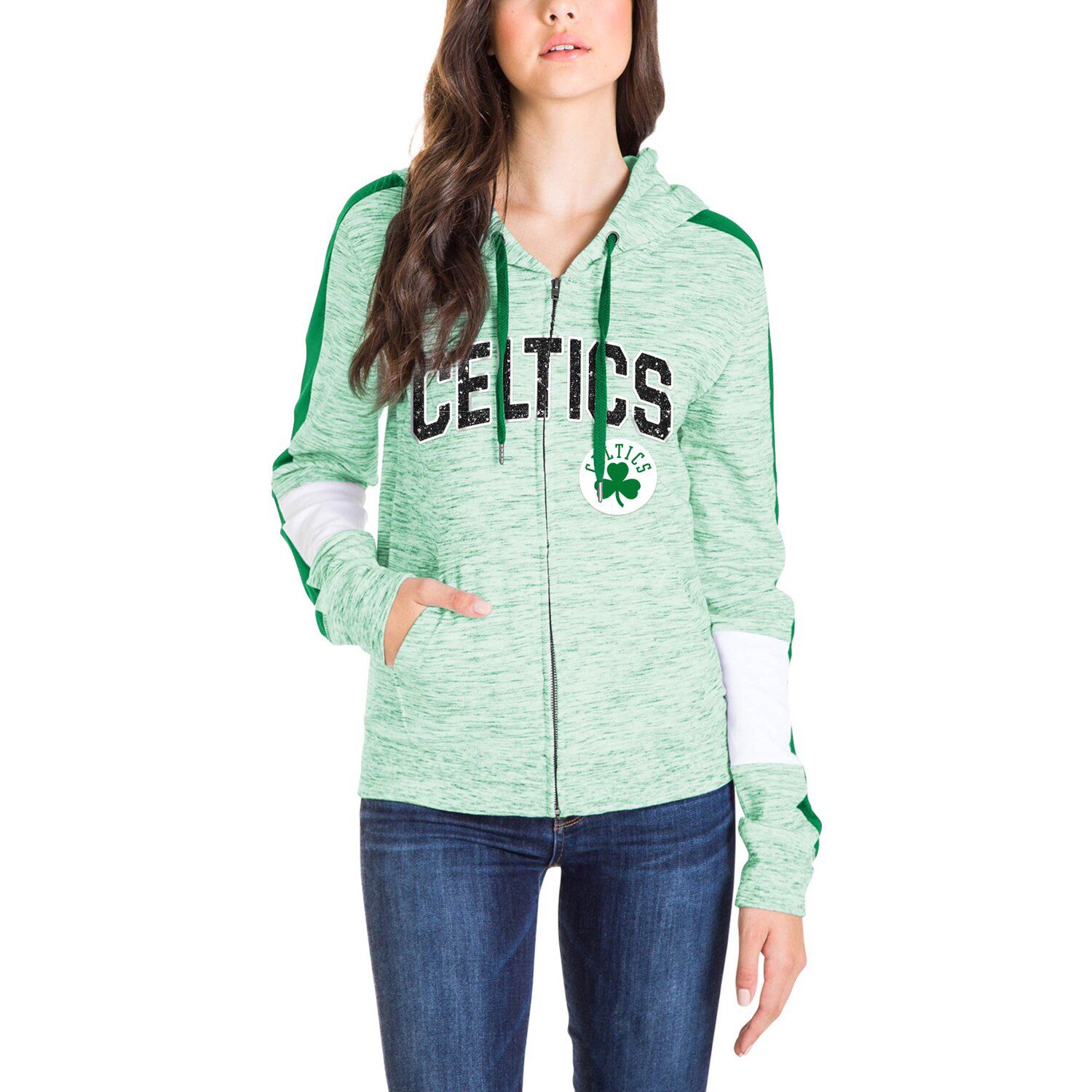 boston celtics zip hoodie