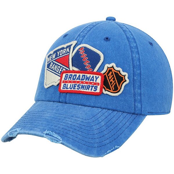 American Needle New York Rangers Blue Line Slouch Adjustable Hat