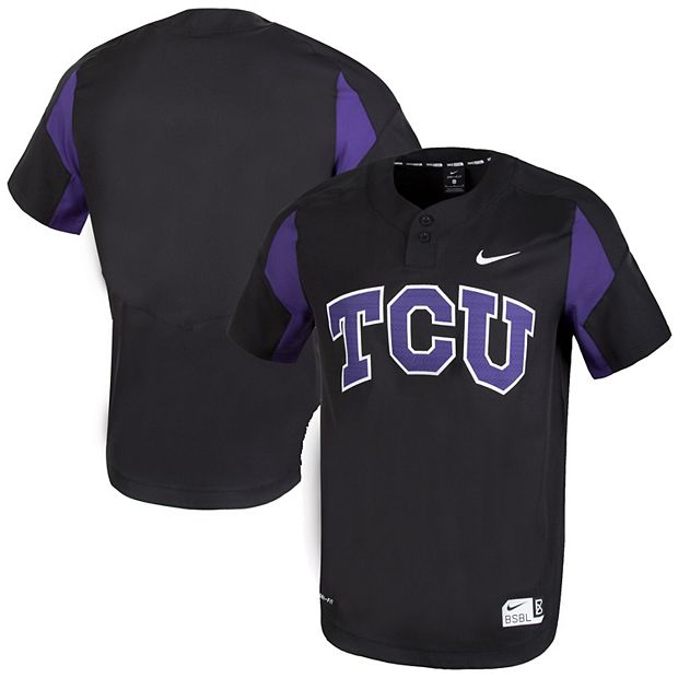 TCU Horned Frogs Nike Replica Baseball Jersey - Natural