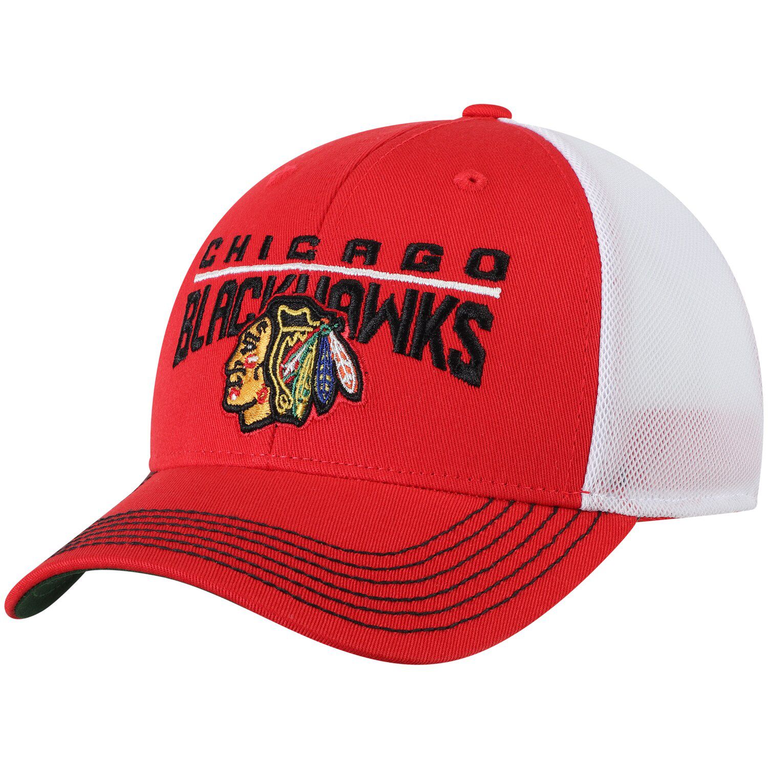 red blackhawks hat