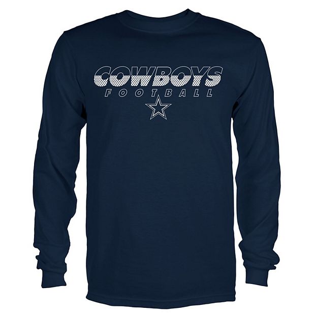 NFL Dallas Cowboys Long Sleeve Men's T-Shirt Gray Medium