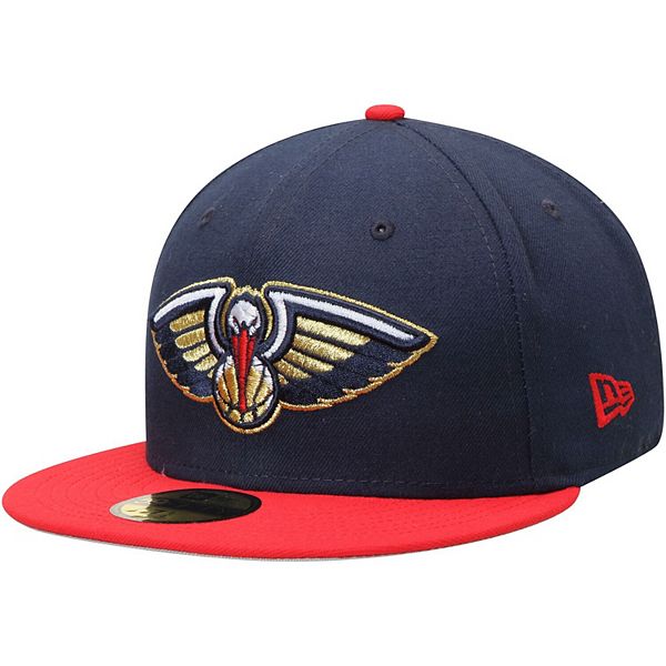 Men's New Era Navy/Red New Orleans Pelicans Official Team Color 2Tone ...