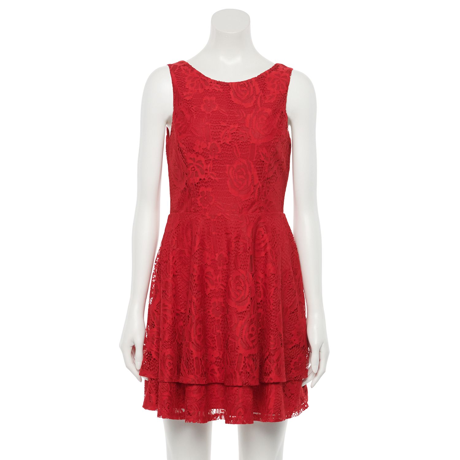 kohls junior red dress