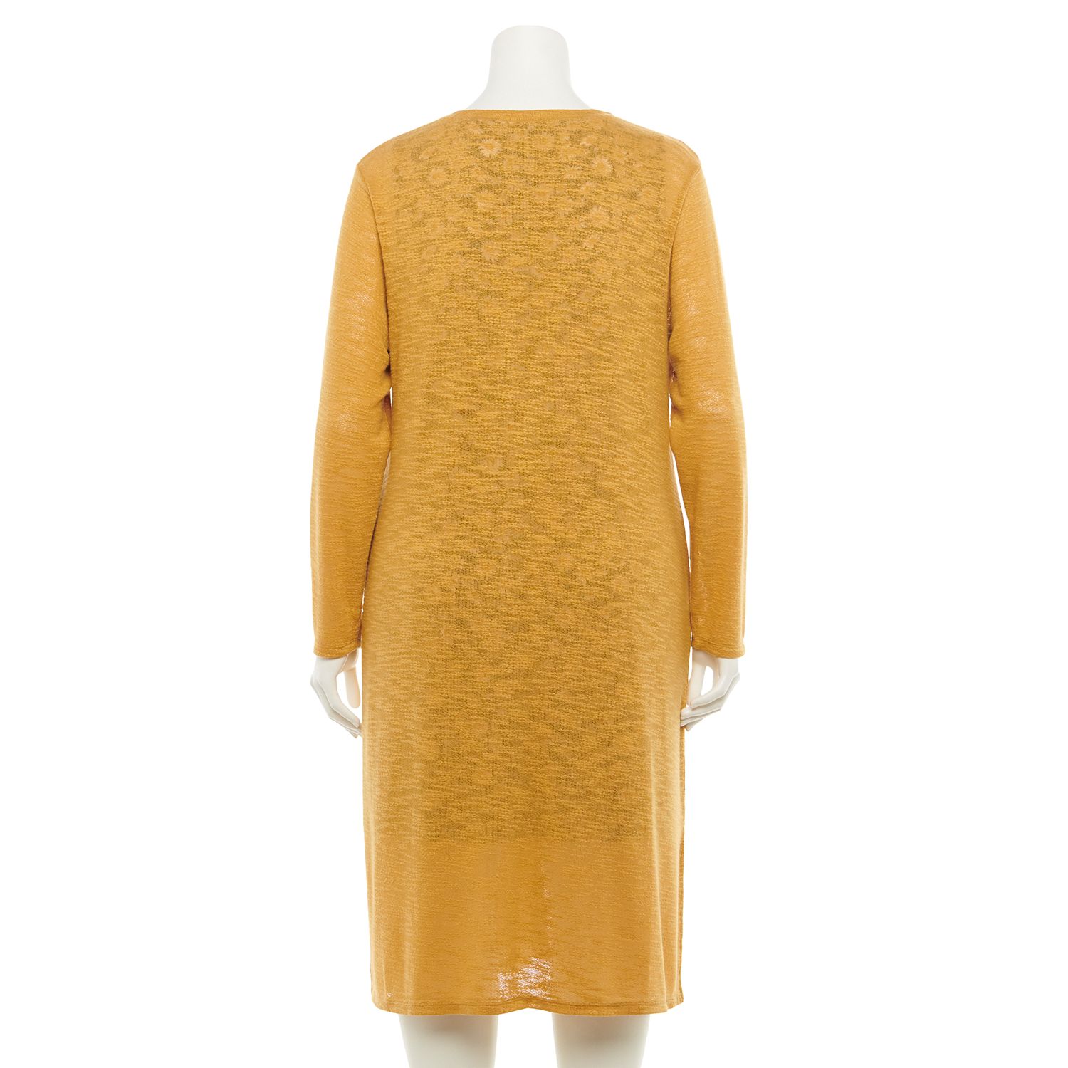 plus size dress with cardigan