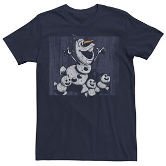 Disney's Frozen Men's Olaf And Snowgies Portrait Graphic Tee