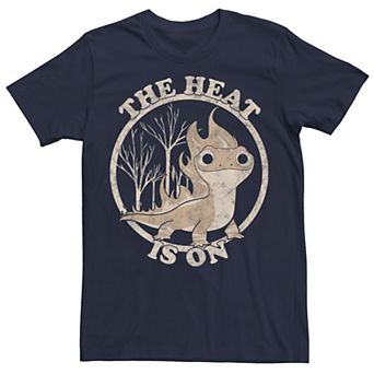 Disney's Frozen Men's 2 Salamander The Heat Is On Graphic Tee