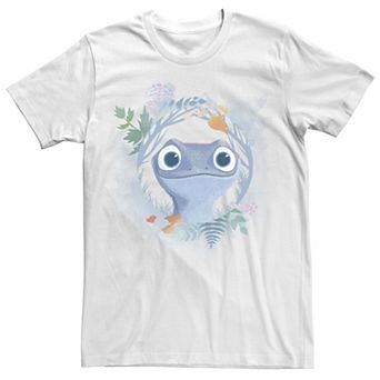 Disney's Frozen Men's 2 Bruni The Salamander Watercolor Portrait Graphic Tee