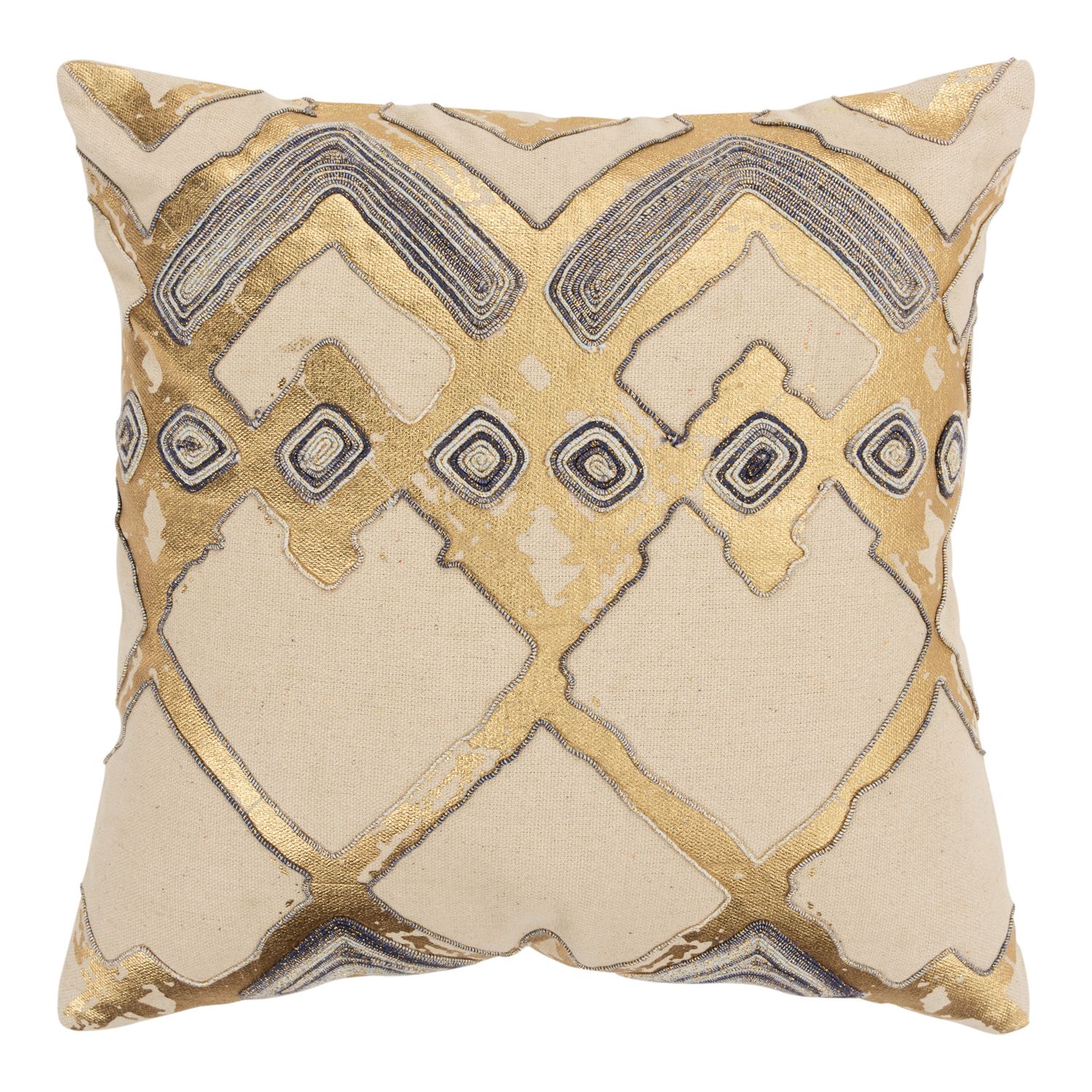 tan and gold throw pillows
