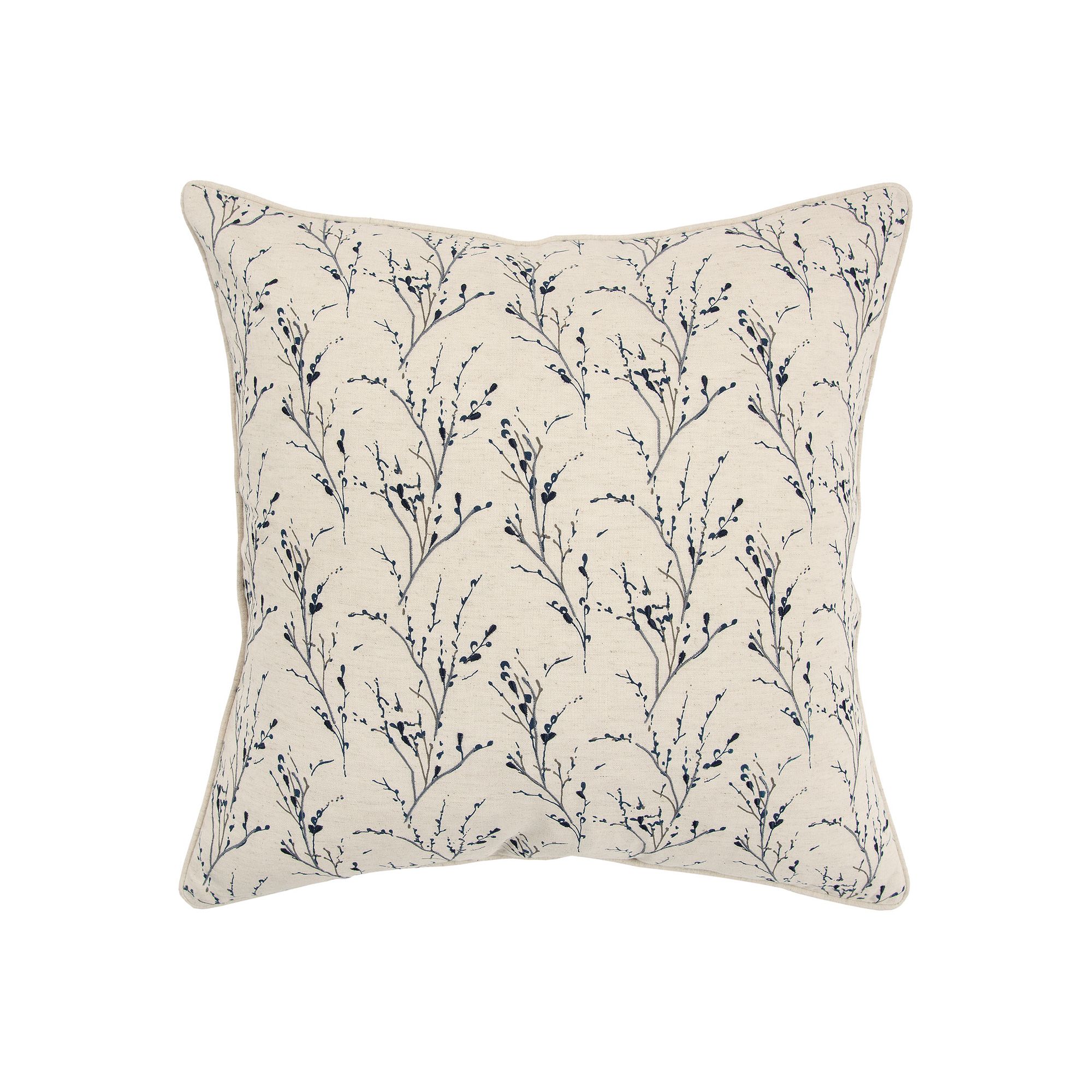 Rizzy Home Berry Throw Pillow, Pink Blue