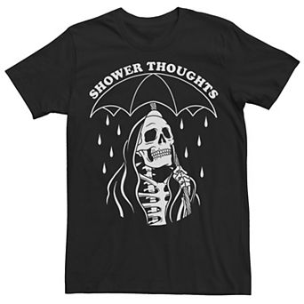 Men's Shower Thoughts Grim Reaper Graphic Tee