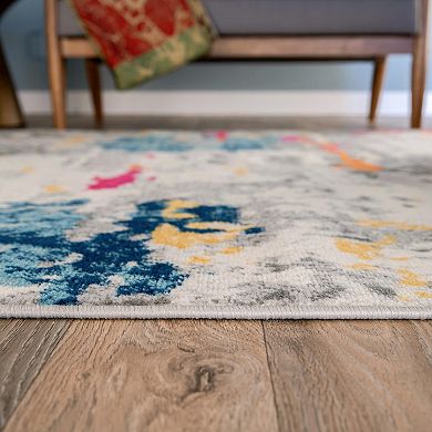 World Rug Gallery Sky Abstract Design Rug