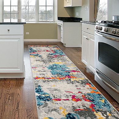 World Rug Gallery Sky Abstract Design Rug
