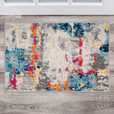 World Rug Gallery Sky Abstract Design Rug