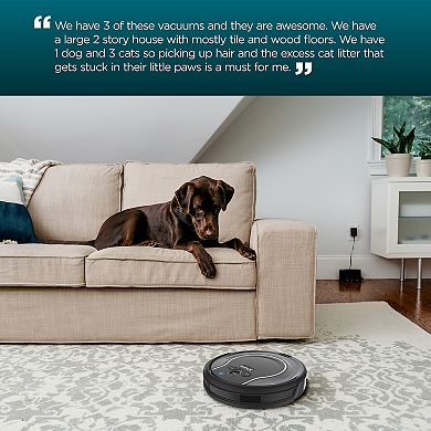 Shark ION Wi-Fi Connected Robotic Vacuum - Works with Alexa and Google Assistant, Multi-Surface Cleaning on Carpets and Hard Floors (RV750)