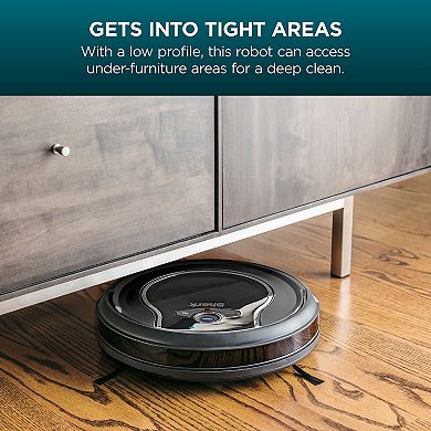 Shark ION Wi-Fi Connected Robotic Vacuum - Works with Alexa and Google Assistant, Multi-Surface Cleaning on Carpets and Hard Floors (RV750)