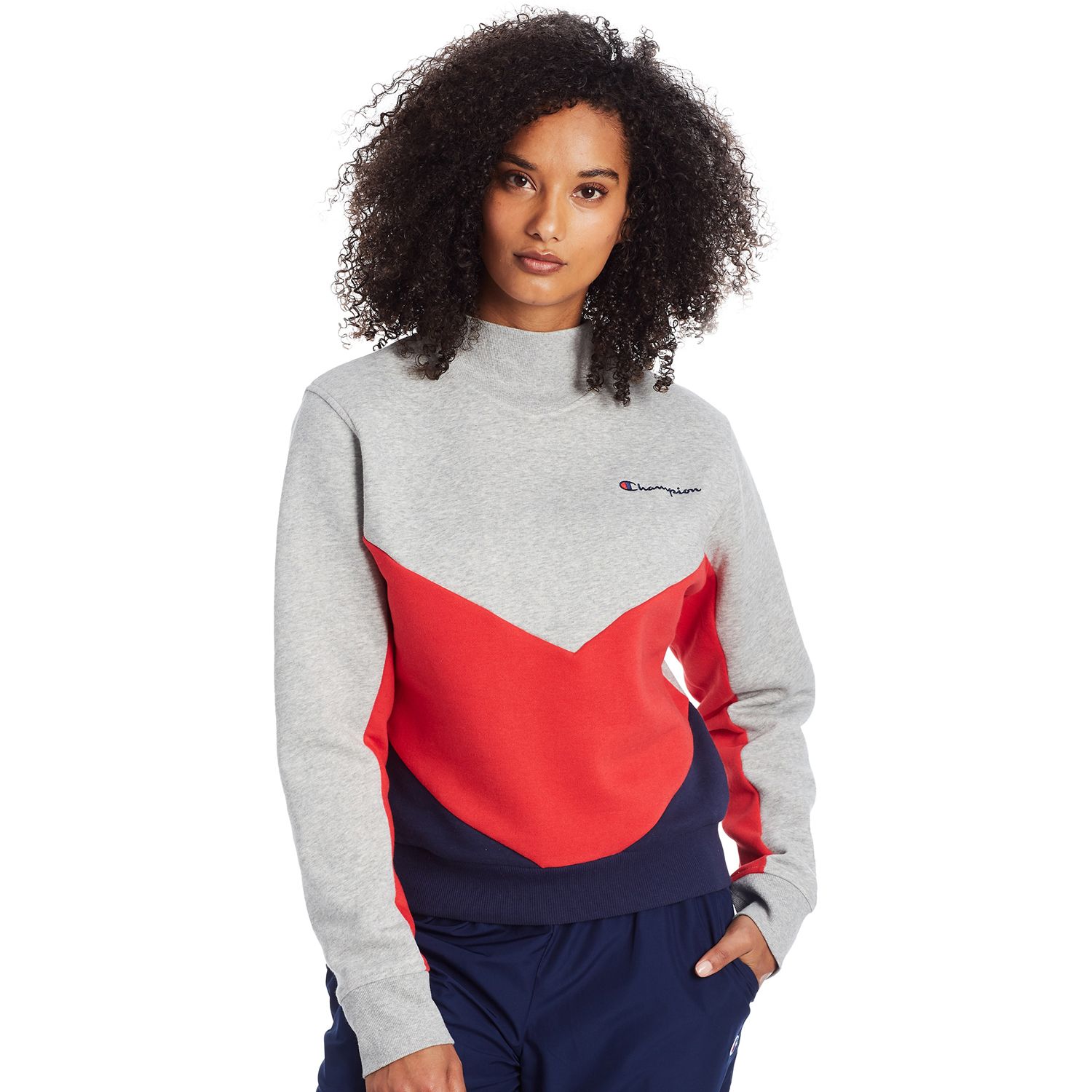 women's champion fleece sweatshirt