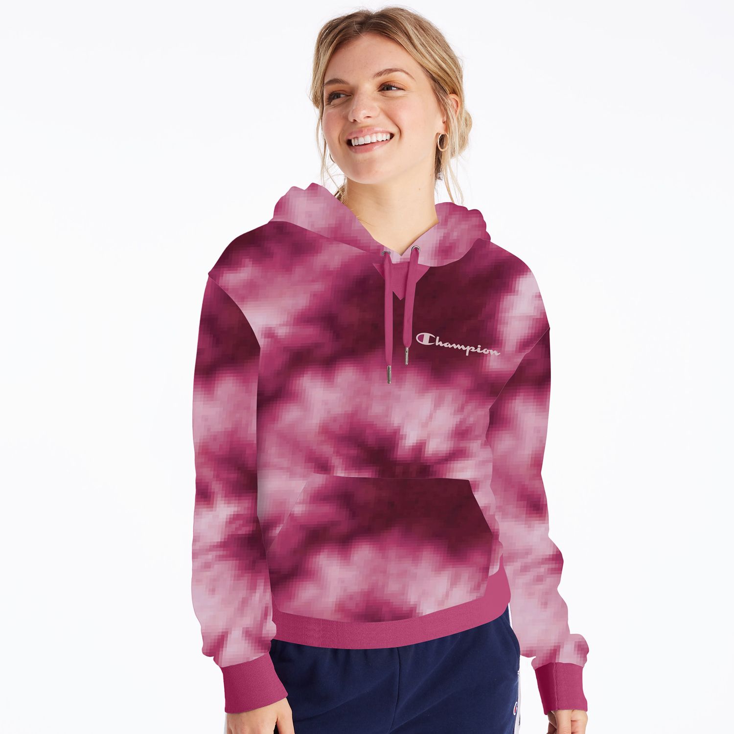 women's champion tie dye hoodie