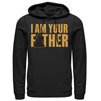 Men's Star Wars Vader I Am Your Father Silhouette Graphic Hoodie