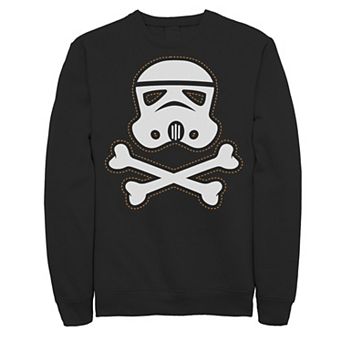 Men's Star Wars Stormtrooper Skull Patch Graphic Fleece Pullover