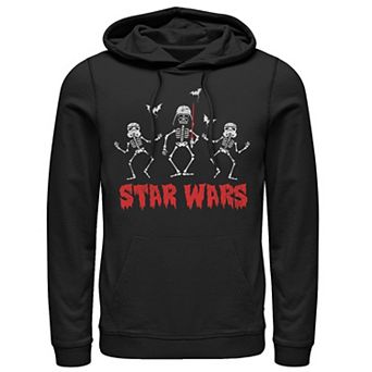 Men's Star Wars Vader Troopers Bats And Skeletons Graphic Hoodie