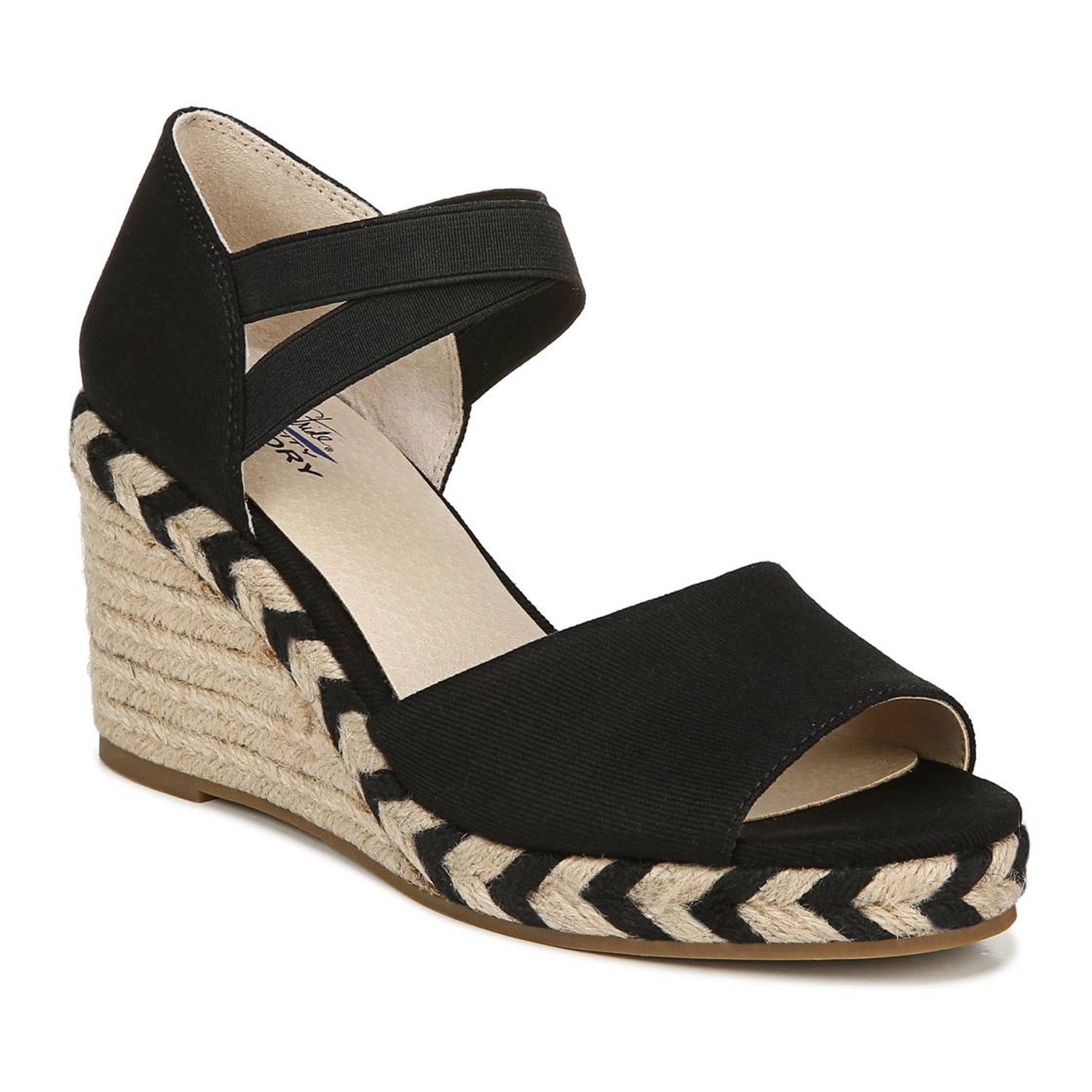 lifestride espadrille wedges closed toe