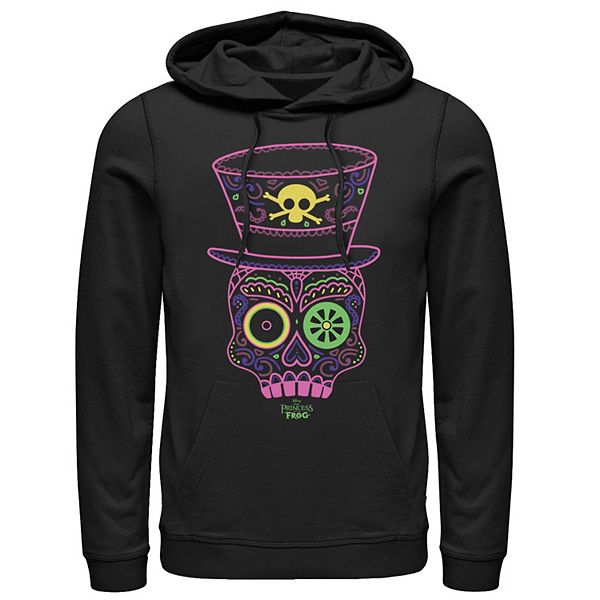 Men's Disney Princess And The Frog Neon Tarot Card Hoodie