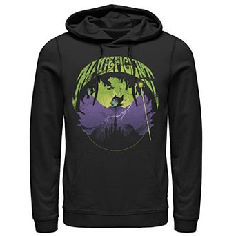 Disney's Sleeping Beauty Silhouette Maleficent Rock Theme Men's Hoodie