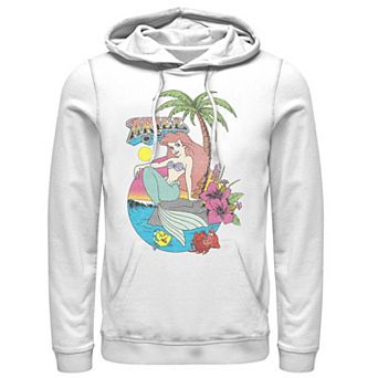 Disney's The Little Mermaid Distressed Ariel Logo Men's Hoodie