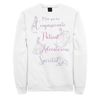 Men's Disney Princess Line Art Mom You Are Fleece