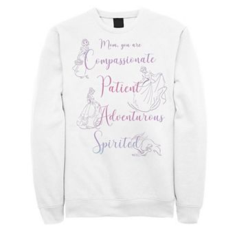 Men's Disney Princess Line Art Mom You Are Fleece