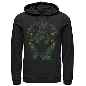 Disney's Sleeping Beauty Maleficent Dragon Outline Men's Hoodie