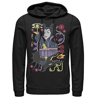 Disney's Sleeping Beauty Maleficent Playing Card Men's Hoodie