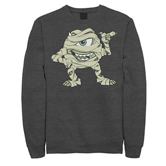 Disney / Pixar's Monsters Inc. Men's Mike The Mummy Portrait Graphic Fleece Pullover