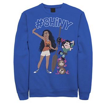 Men's Disney Wreck It Ralph 2 Comfy Princess Moana Shiny Fleece