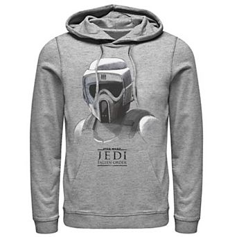 Men's Star Wars Jedi: Fallen Order Grayscale Scout Trooper Hoodie