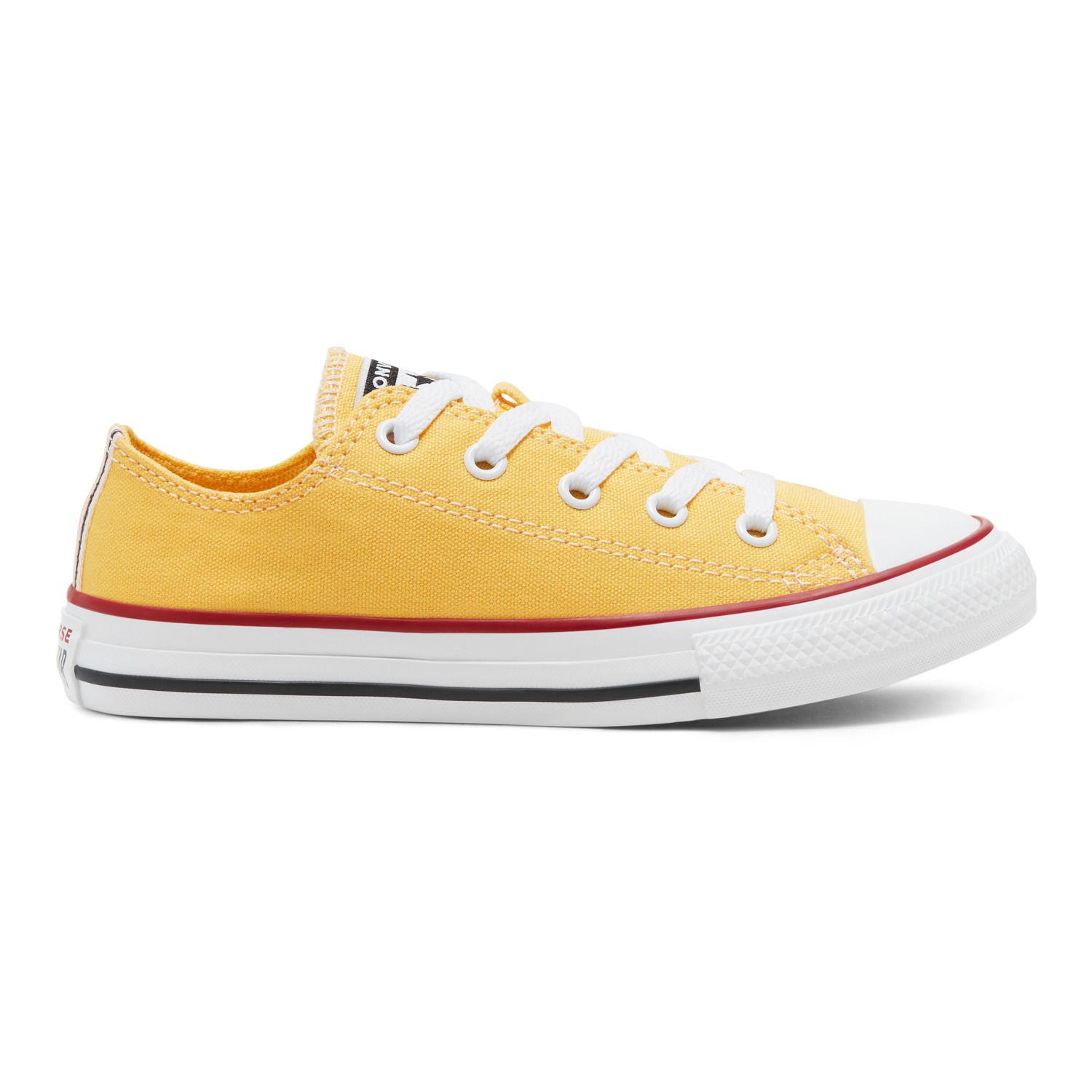 girls yellow converse